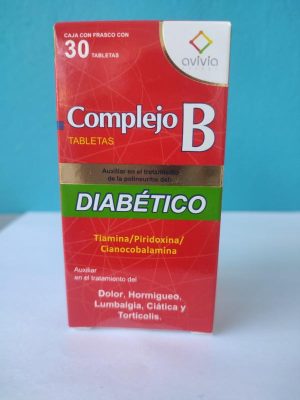1672870090_16728700574017313606968782960570.jpg MEX-COMPLEJO-B DIABETICO X 30 TABS (AVIVIA)