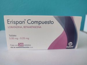 MEX-ERISPAN COMPUESTO 5.00MG/0.25MG X 20 TABS