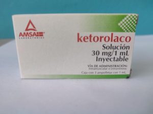 MEX-KETOROLACO 30MG/1ML X 3 AMPS (INJECTABLE)