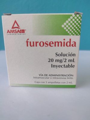 MEX-FUROSEMIDA I.M/I.V  20MG/2ML X 5 AMPS (INJECTABLE)
