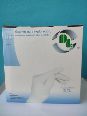 MEX-STERILE GLOVES SMALL LATEX (BOX OF 100)