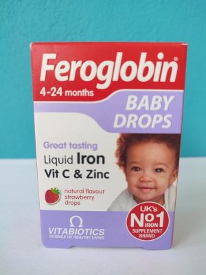 UK-VITABIOTICS FEROGLOBIN BABY DROPS (4 - 24 MTHS) 30ML