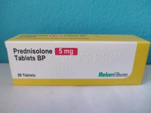 UK-PREDNISOLONE 5MG X 28 TABS