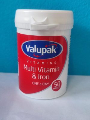 UK-VALUPAK MULTI-VITAMIN & IRON / ONE A DAY X 50 TABS