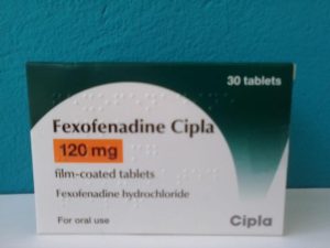 UK-FEXOFENADINE HYDROCHLORIDE 120MG X 30 TABS