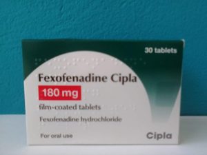 UK-FEXOFENADINE HYDROCHLORIDE 180MG X 30 TABS