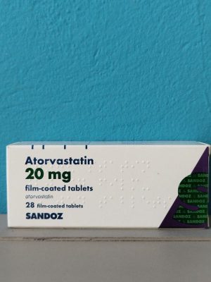 UK-ATORVASTATIN 20MG X 28 TABS