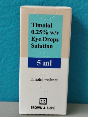 UK-TIMOLOL EYE DROPS SOLUTION 0.25% 5ML