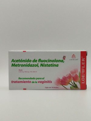 MEX-ACETONIDO DE FLUOCINOLONA, METRONIDAZOL, NISTATINA  X 10 OVULES