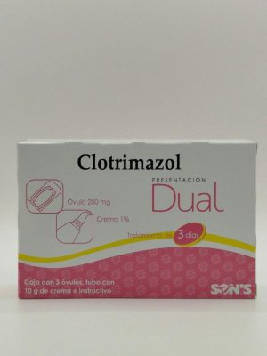 MEX-CLOTRIMAZOL DUAL 200MG 10G X 3 OVULES
