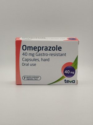 UK-OMEPRAZOLE GASTRO-RESISTANT 40MG X 7 CAPS