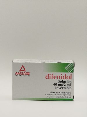 MEX-DIFENIDOL 40MG/2ML X 2 AMPS (INJECTABLE)