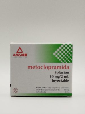 MEX-METOCLOPRAMIDA 10MG/2ML X 6 AMPS (INJECTABLE)