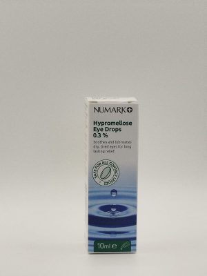 UK-HYPROMELLOSE LUBRICATED EYE DROPS 0.3% 10ML