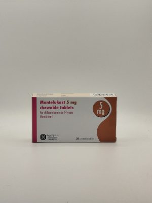 UK-MONTELUKAST CHEWABLE 5MG X 28 TABS (6 - 14 YEARS)