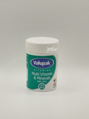 UK-VALUPAK MULTIVITAMIN & MINERALS X 25 TABS