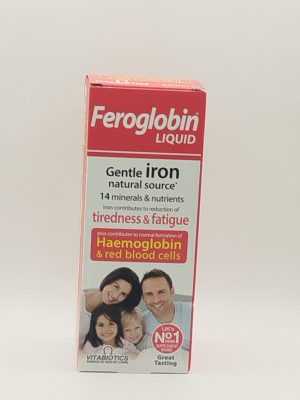 UK-VITABIOTICS FEROGLOBIN IRON LIQUID 200ML