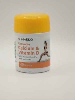 UK-NUMARK CALCIUM & VITAMIN D CHEWABLE X 30 TABS