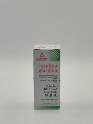 MEX-INSULINA GLARGINA 100UI/10ML (INJECTABLE)