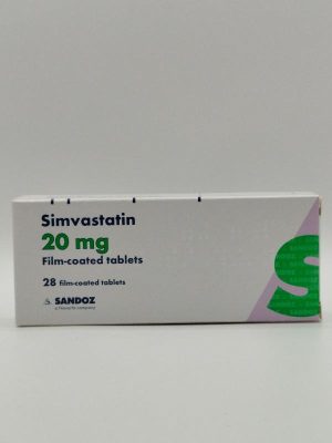 UK-SIMVASTATIN 20MG X 28 TABS