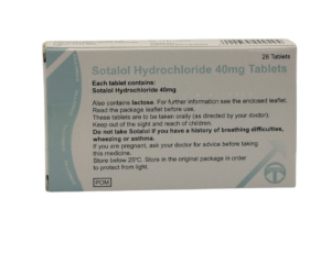 UK-SOTALOL HYDROCHLORIDE 40MG X 28 TABS EXP-04\2028 (TILLOMED) GST
