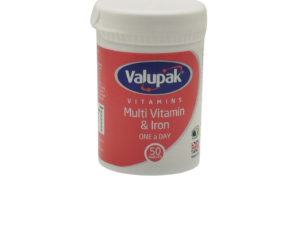 UK-VALUPAK MULTI-VITAMIN & IRON / ONE A DAY X 50 TABS EXP-03\2027 (VALUPAK) GST