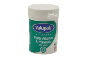 UK-VALUPAK MULTIVITAMIN & MINERALS X 25 TABS EXP-03\2027 (VALUPAK) GST
