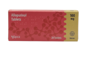 UK-ALLOPURINOL 100MG X 28 TABS (IPCA)