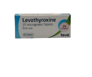 UK-LEVOTHYROXINE 25MCG X 28 TABS (TEVA)