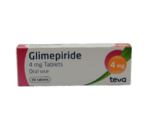 UK-GLIMEPIRIDE 4MG X 30 TABS (TEVA)