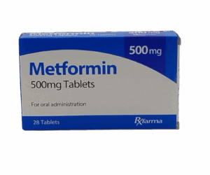 UK-METFORMIN HYDROCHLORIDE 500MG X 28 TABS EXP-09\2027 (RXFARMA) GST
