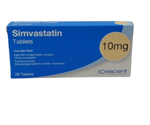 UK-SIMVASTATIN 10MG X 28 TABS (CRESCENT)