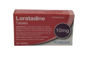 UK-LORATADINE 10MG X 30 TABS (CRESCENT)