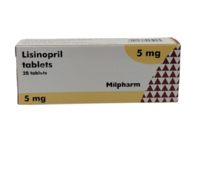 UK-LISINOPRIL 5MG X 28 TABS (MILPHARM) EXP-03\2027