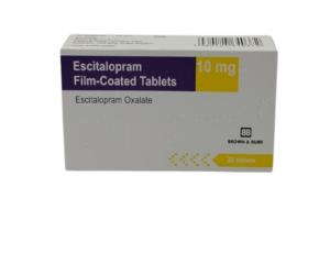 UK-ESCITALOPRAM 10MG X 28 TABS (BROWN&BURK)