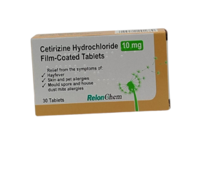 UK-CETIRIZINE DIHYDROCHLORIDE 10MG X 30 TABS (RELONCHEM)