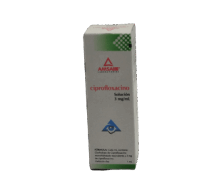 MEX-CIPROFLOXACINO DROPS 3MG/5ML EXP-11\2026 (AMSA) GST