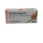 UK-AZITHROMYCIN 500MG X 3'S (TEVA)