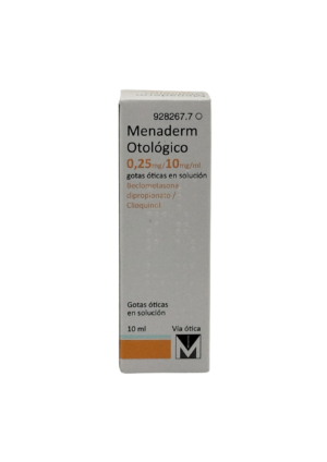 SP-MENADERM OTOLOGICO DROPS 0,25MG/10MG/ML 10ML