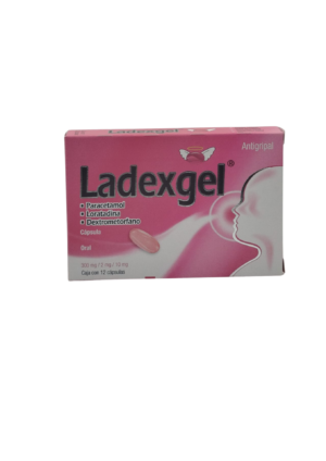 MEX-LADEXGEL 300MG/2MG/10MG X 12 CAPS