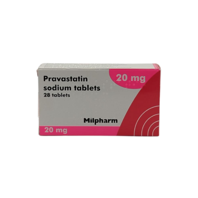 UK-PRAVASTATIN 20MG 28 TABS EXP-122026 (MILPHARM) GST