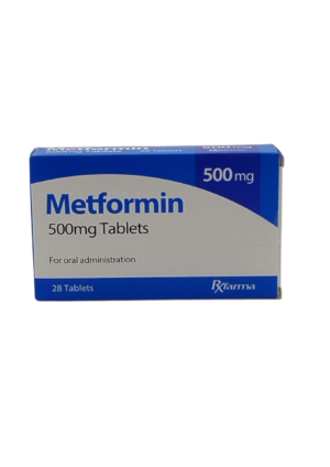 Untitled-design-2025-06-04T105247.765.png UK-METFORMIN HYDROCHLORIDE 500MG X 28 TABS EXP-092027 (RXFARMA) GST