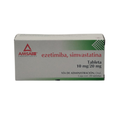 MEX-EZETIMIBASIMVASTA 1020MG 28 TABS EXP-112026 (AMSA) GST