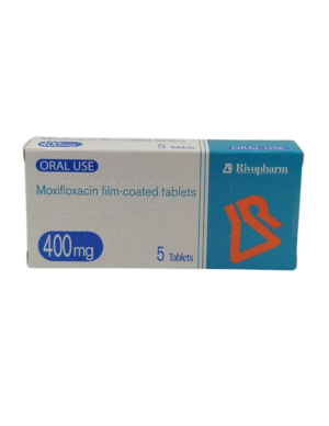UK-MOXIFLOXACIN 400MG X 5 TABS (RIVOPHARM) EXP-022028