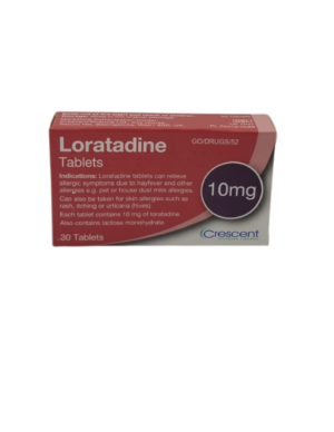 Untitled-design-2026-03-04T102052.543.png UK-LORATADINE 10MG X 30 TABS (CRESCENT)