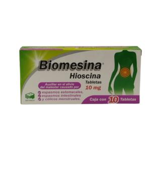 MEX-BIOMESINA 10MG X 10 TABS 072027 GST