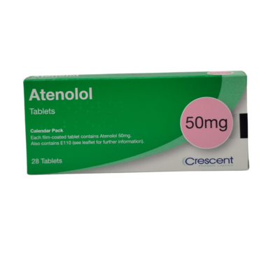 UK-ATENOLOL 50MG X 28 TABS (CRESCENT)